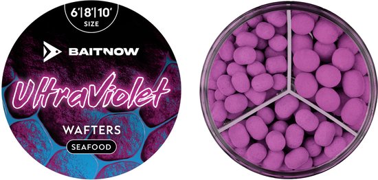 Mikado Wafters Hookbait Method Feeder – Ultra Violet (UV) – Karper Haakaas – 6/8/10 mm – 24g van Merkloos