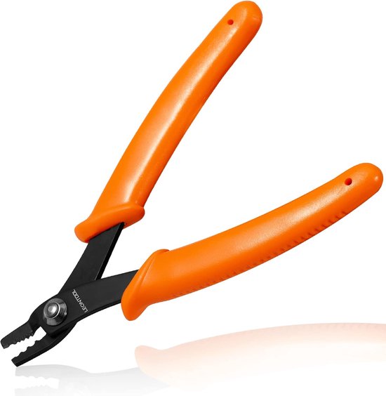 Mini Bead Crimping Pliers - 5 Inch Bead Crimper Tool - Curved Jaw - 3 Notches - Voor Sieradenmaken - Bead Crimping Tools - 2mm & 3mm Beads - Micro Tubes - Wire DIY Craft van Merkloos