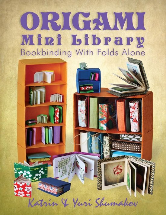 Mini Bibliotheek Vouwen: Creatieve Boekbinding Met Alleen Vouwen van Merkloos