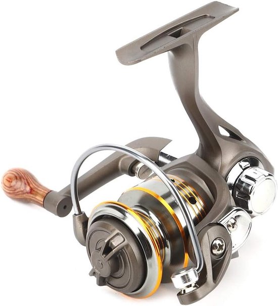 Mini Fishing Reel voor Zee- en Zoetwatervissen, Perfect voor Kinderen en Volwassenen, Buitenplezier en Avontuur van Merkloos
