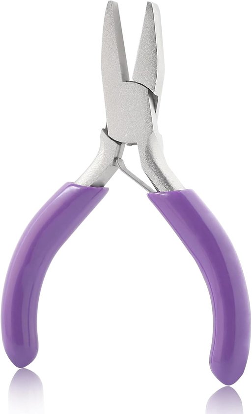 Mini Flat Nose Pliers 7.5cm Duckbill Pliers Mini Pocket Pliers Mini Precision Pliers for Jewelry Making, Wire Bending - ShopVlot van MINI