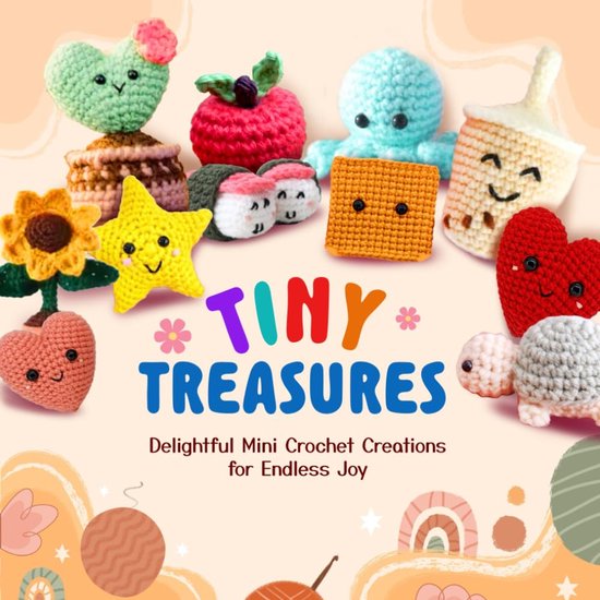 Mini Haak Patronen - Kleine Creaties - Hobby Projecten - Gedetailleerde Illustraties - 21.59 cm van Merkloos
