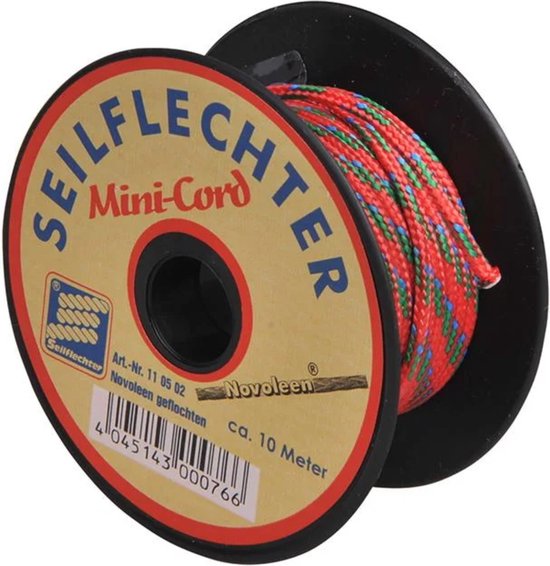 Mini koord Novoleen, 2mm, 10m, assorti, 255 daN