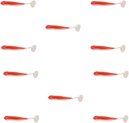 Mini Softbaits Rubber Vissen Hengel Aas voor Forel, Baars en Roofvis