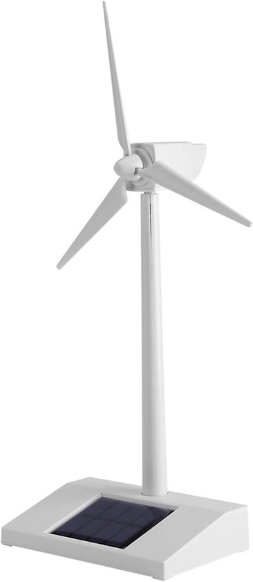 Mini Zonne-energie Windmolen - Educatief Speelgoed voor Kinderen en Desk Decoratie - Wetenschappelijk Leerhulpmiddel