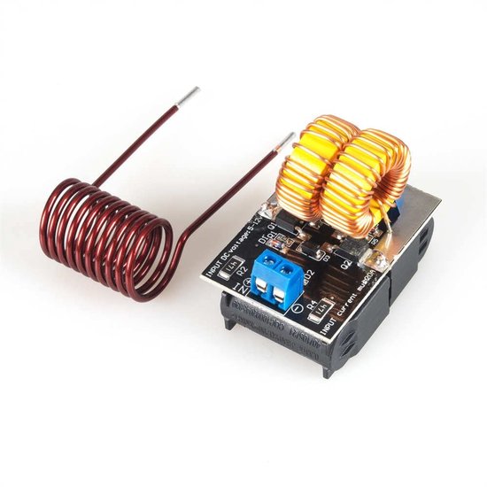 Mini ZVS Inductieverwarmingsmodule 120W voor Laagspanning - Ideaal voor DIY Projecten en Solderen met Verhittingsspoel
