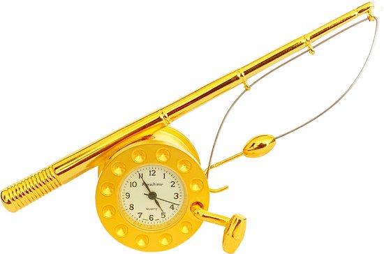 Miniatuur Klokhengel Goud Vishengel Visklok Hengelklokje Massief Vissersklokje Mini Vis Hengel Klok van MINI