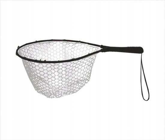 Mistrall Hengelsport Schepnet - 66cm, siliconen net van Merkloos