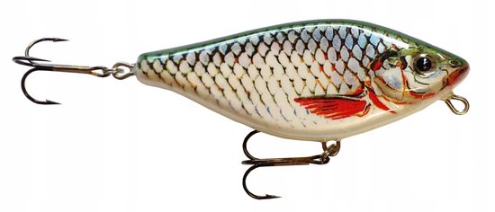 Mistrall Jerk Wobbler 12cm 70g Zilver 210 - Zinkend, Roofvis van Merkloos
