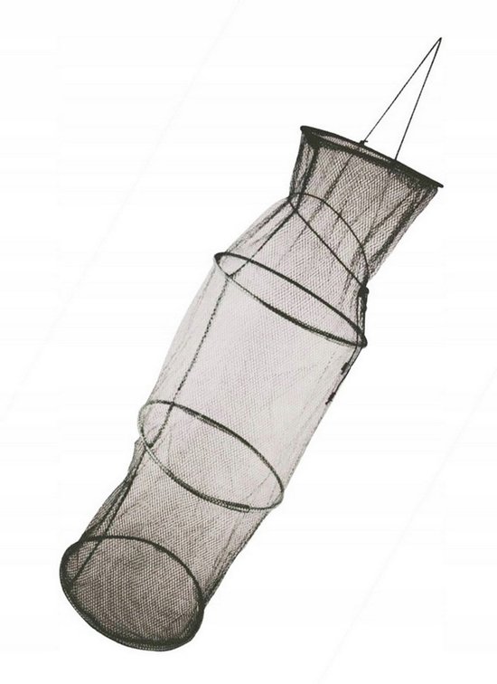 Mistrall Rubberen Visnet 65cm - Visnet met Fijne Maat 6x6mm van Merkloos