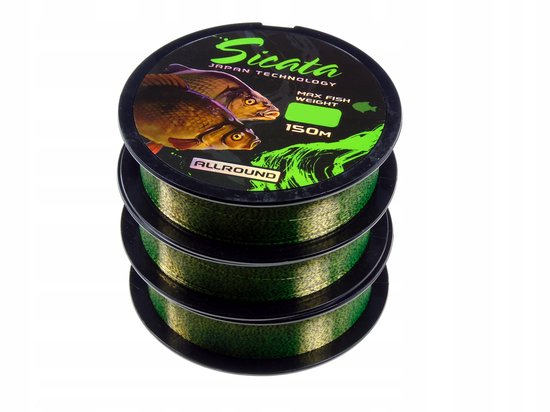 Mistrall Sicata Allround Vislijn 0,25mm 150m - Hoge Kwaliteit