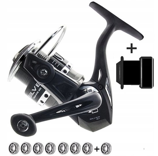 Mistrall Silver Spin 4000 Molen - 7+1 Lagers, 5.2:1 Overbrenging van Mistrall