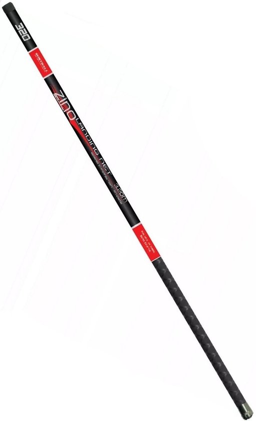 Mistrall Zino Carbon Schepnetsteel 3.20m - Professioneel Vissen van Merkloos