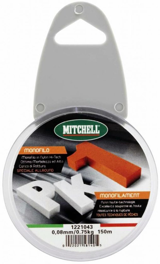 Mitchell PK1 Connect Nylon Lijn - Transparant Vislijn - Visdraad - 0.20mm 3.90kg 100m van Mitchell