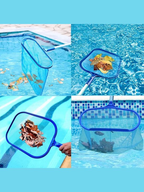MMM® Zwembad Schepnet - Zwembad Net - Schepnet - met Verstelbare Aluminium Paal - Net-accessoireset van Merkloos