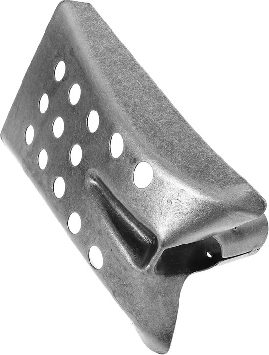 Modderschop van roestvrij staal, robuuste zeefschep voor afvoer tuinreiniging, multi-use drain sifting shovel met stabiele constructie en hoge efficiëntiegaten
