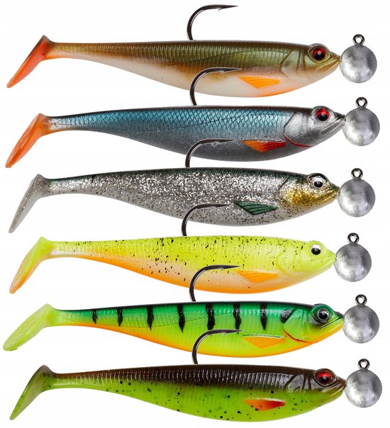 Moeder Effzett Shadster 12cm Gummen - Set voor Snoek van Effzett