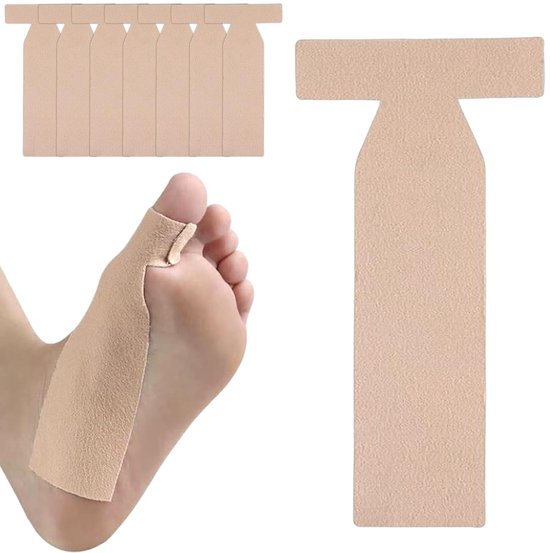 Moleskin Splints voor Grote Teen Verwondingen, Hallux Limitus & Bunion Ondersteuning, Voet Rechttrekken Beugel voor Vrouwen & Mannen (7)