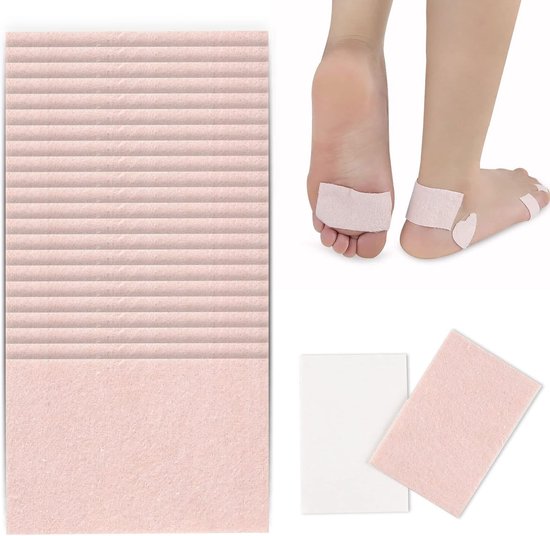 Moleskine blisterverpakking voor schoenbekleding, preventiepads