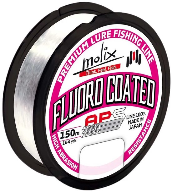 Molix Fluoro Coated Aps Flurocarbon 150 M Zilver 0.334 mm van Molix