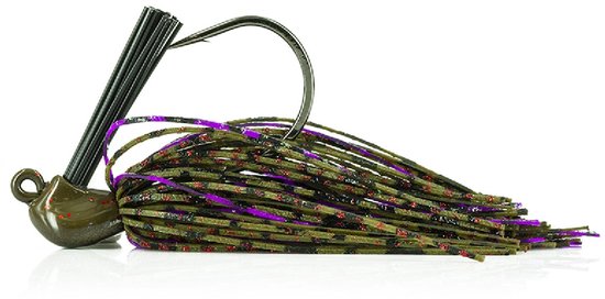 Molix Kento Jig Skirted Jighead 10,5Gr Green Pumpkin Red / Purple van Molix