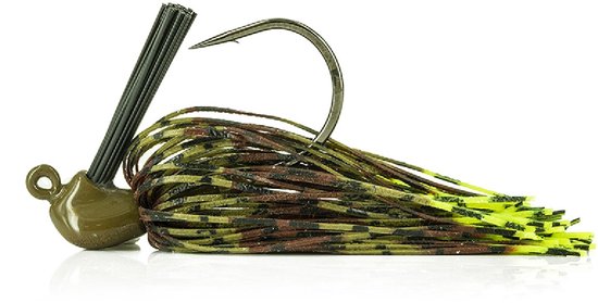 Molix Kento Jig Skirted Jighead 14Gr Green Pumpkin / Chart van Merkloos