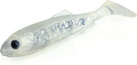 Molix Real Thing Shad 7,25cm 6st. Ghost Silver Flake van Molix