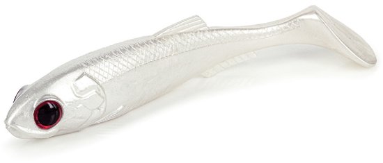 Molix RT Shad 9\ 23 cm UV Pearl White van Merkloos