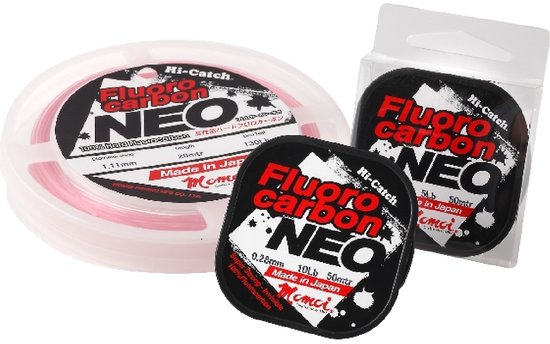 Momoi Fc Hi-Catch Fluorocarbon Neo Clear 50Mt. 0.20 mm 2.70kg van Merkloos
