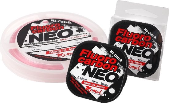 Momoi Fc Hi-Catch Fluorocarbon Neo Clear 50Mt. 0.28 mm 4.50kg van Momo