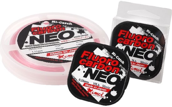 Momoi Fc Hi-Catch Fluorocarbon Neo Clear 50Mt. 0.33 mm 5.40kg van Merkloos