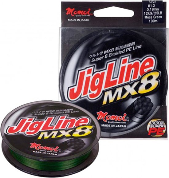 Momoi Jigline MX8 100m Beige 0.18 Mm van Momo
