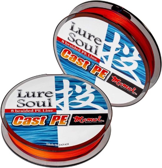 Momoi Luresoul Cast PE Line 150 m 0,18mm 11,3kg van Momo