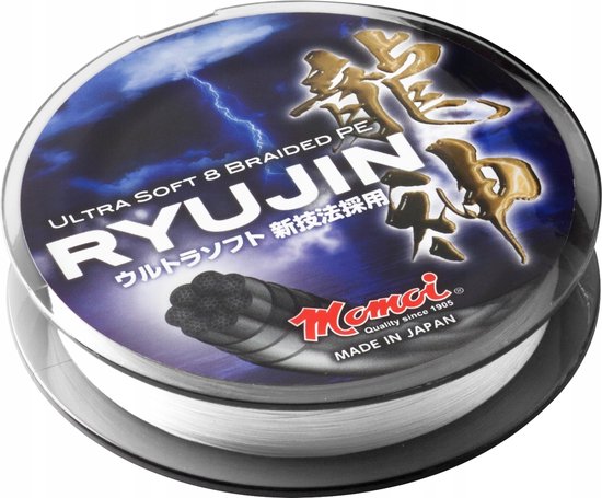 Momoi Ryujin 8x Gevlochten Lijn 150m 0.12mm Wit