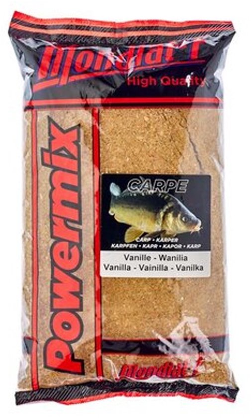 Mondial F. Powermix Karper Lokvoer | 1kg Vanilla van Merkloos