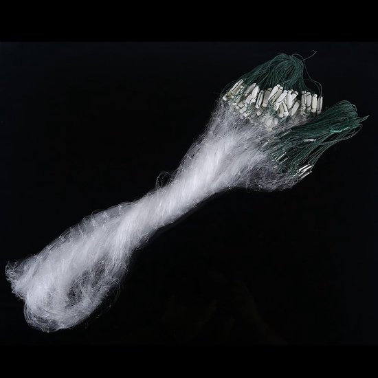 Monofilament Fishing Net - Klein Equipment - Hand Throw Fishing Net met Float 1 x 20m van Klein Equipment