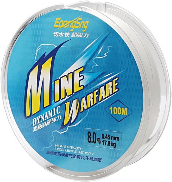 Monofilament Vislijn 100 Meter - 0.45mm Sterke Nylon Draad voor Vissen