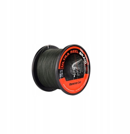Monster Cat Ultra Braids Vislijn 250m 50kg - Sterke Gevlochten Lijn