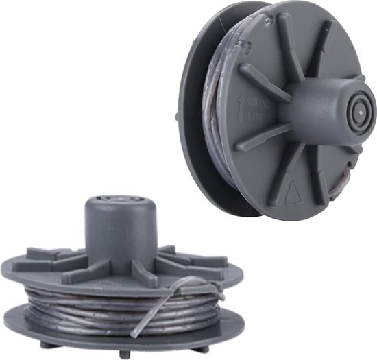 Moritale Draadspoelen voor Gardena 5307-20 Art 8846-8848 9805-9809 grastrimmer draadsnijder reservespoel (2 stuks) van Merkloos