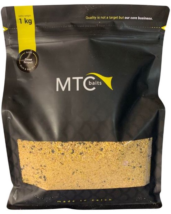 MTC Baits Active Stick & Bag Mix Big Banana 1 kg - Mix van Merkloos