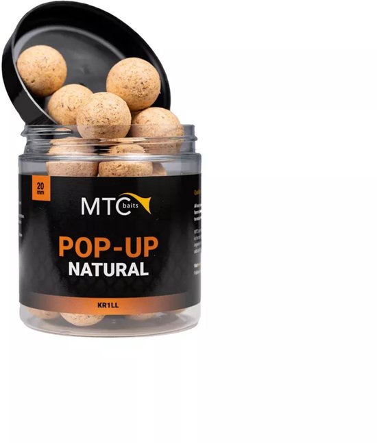 MTC Baits - Bait - Pop Up - High Natural - KR1LL - 20mm - Beige