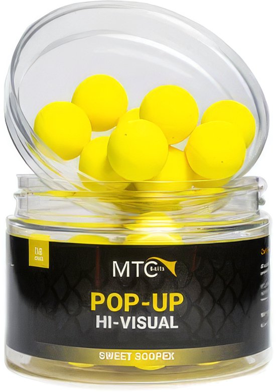 MTC Baits Pop-Up Hi-Visual - Sweet ScopeX - 12 mm Geel