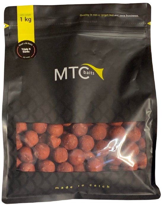 MTC Baits Triple R Garlic Boilies 16mm 5kg