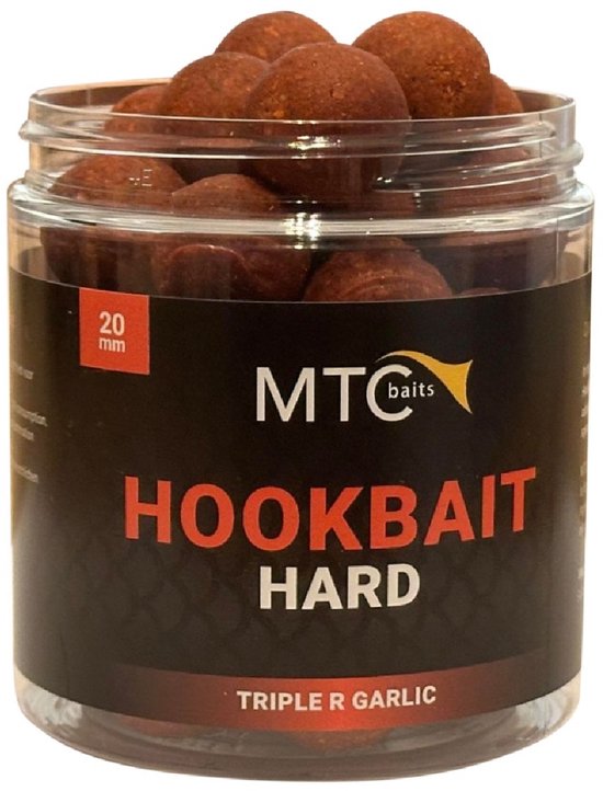 MTC Baits Triple R Garlic Hard Hookbait 16mm van MTC Baits