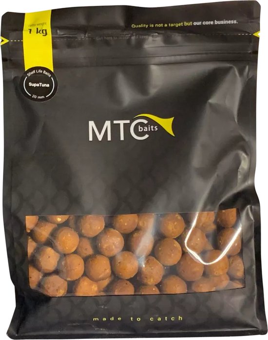 MTC Strawberry Big Fish Bollie - 5kg - 16 mm - Aardbeiensmaak - Boilies - Karpervissen - Kaperaas