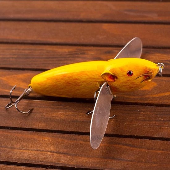 Muis Vis Aas - Kunstaas Plopper - Vissen Vangen - Met Rammelaar - 8 cm 16g - CC98-03
