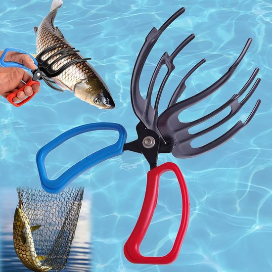Multifunctionele metalen visklem - Metalen drieklauws visklem - Vistang - Visaccessoires - Geschikt voor het vangen van de meeste zoetwatervissen van Merkloos