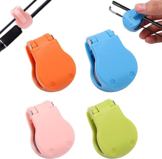 Multifunctionele Rod Holders - 4 Stuks Draagbare Plastic Steunen voor Vissen, Geschikt voor Diverse Hengelgroottes en Perfect voor Strandgebruik van Merkloos