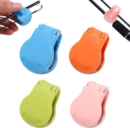 Multifunctionele Rod Holders - 4 Stuks Draagbare Plastic Visserssteunen voor Diverse Hengelgroottes en Praktische Visaccessoires