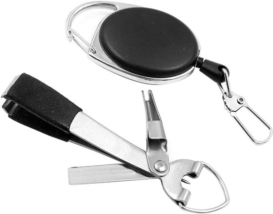 Multifunctionele Vissershulpmiddelen voor Knoopbinders, Zinger Retractor en Snelle Reparatietools voor Visserslijn